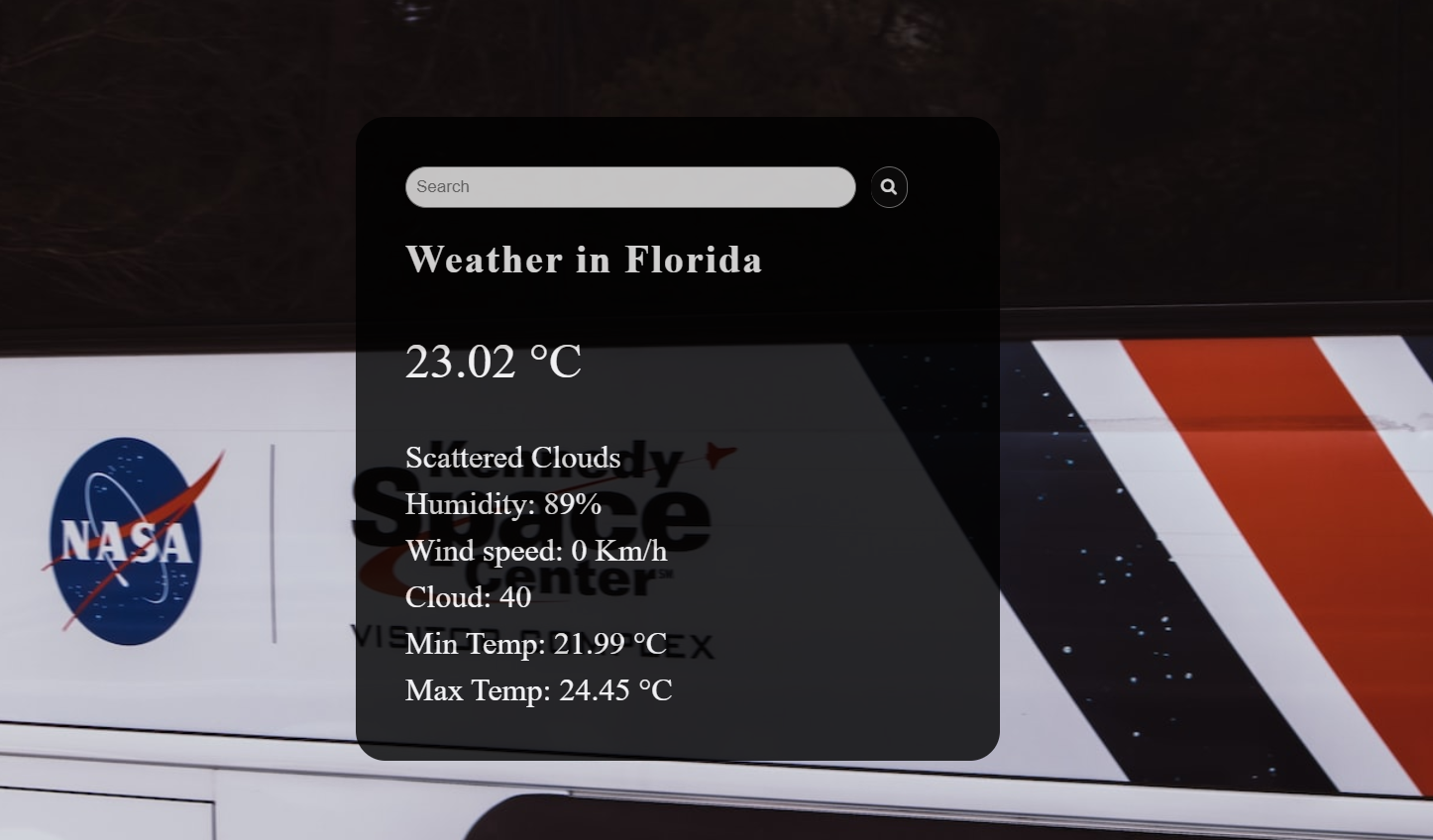 weather in florida